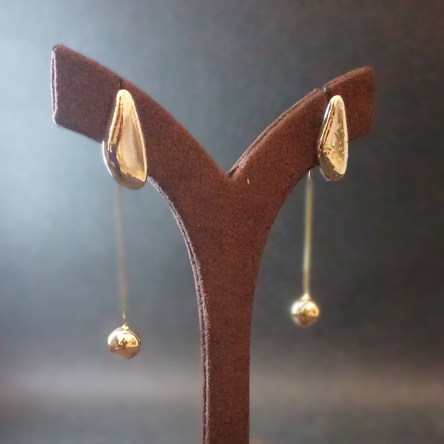 Silver Golden Multi option Earring