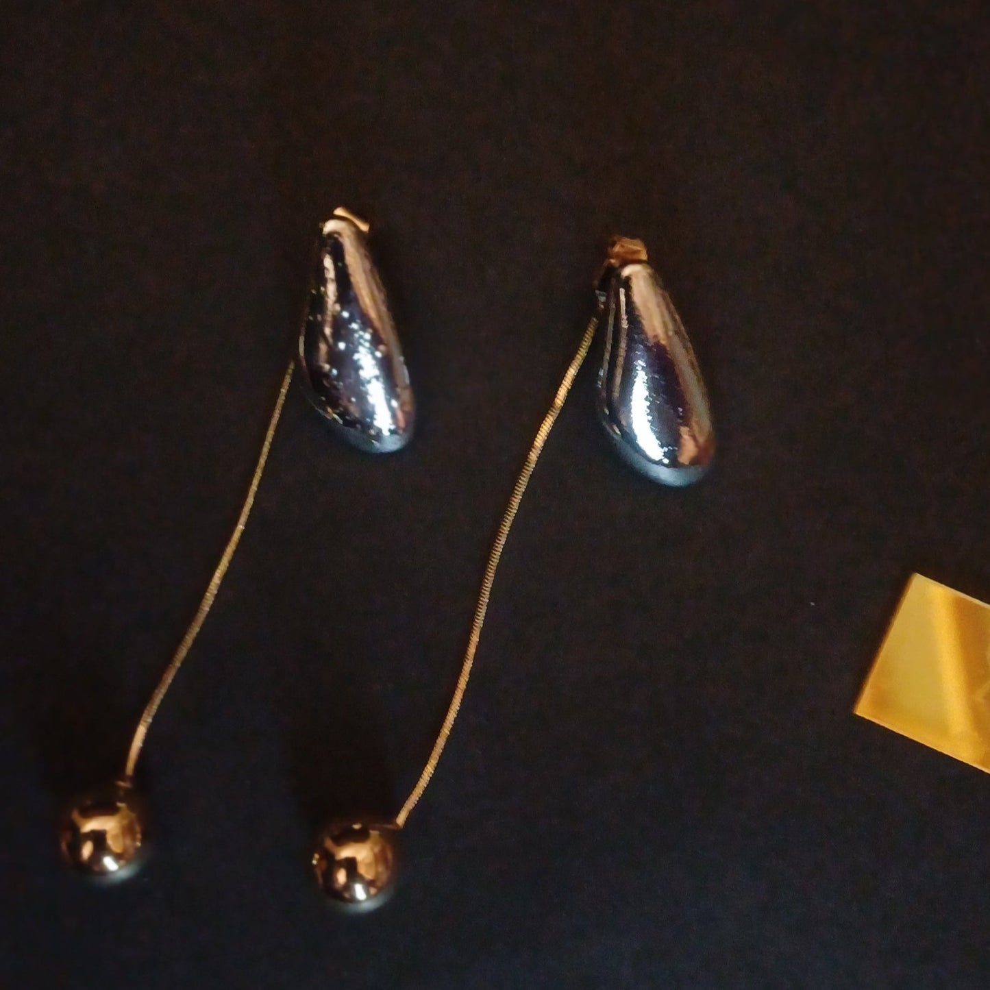 Silver Golden Multi option Earring