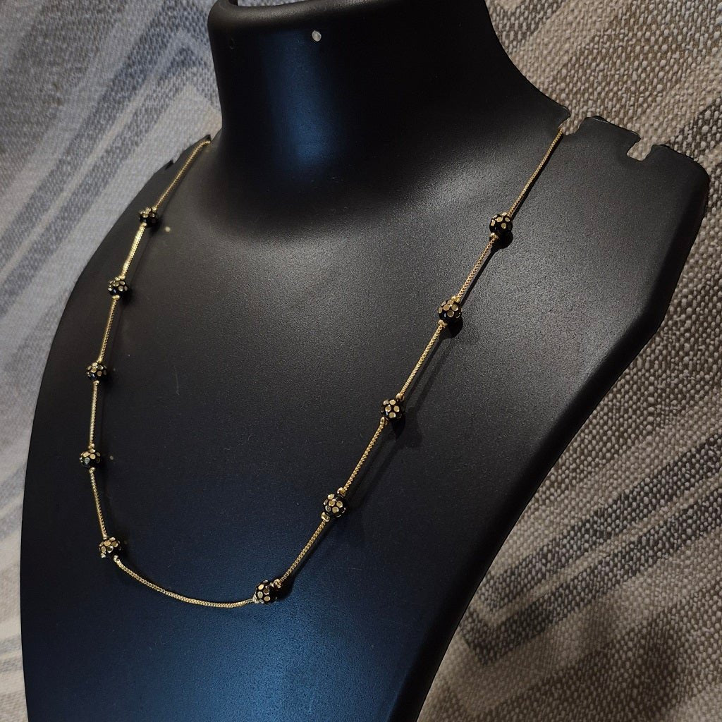 Bold Black balled chain for girls and women daily office college party wears