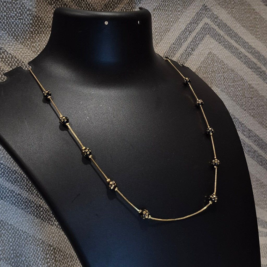 Bold Black balled chain for girls and women daily office college party wears