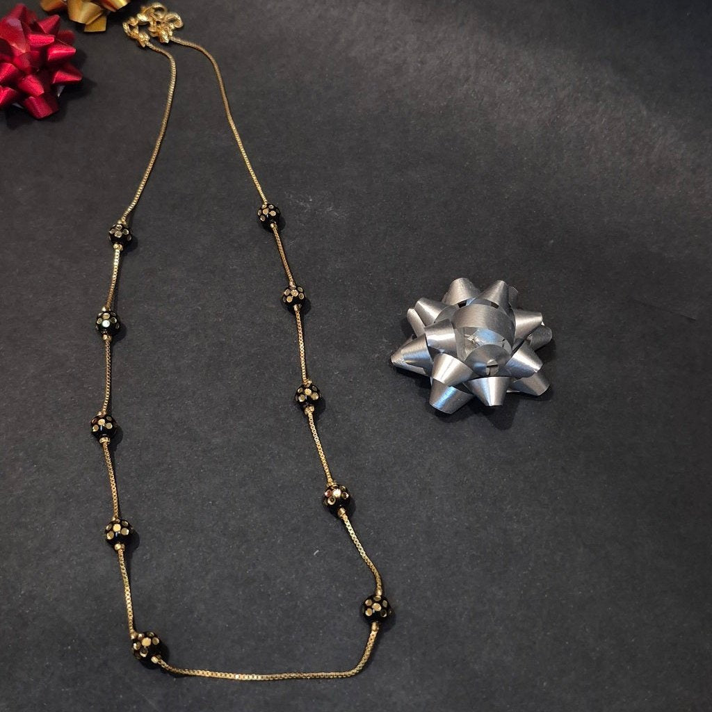 Bold Black balled chain for girls and women daily office college party wears