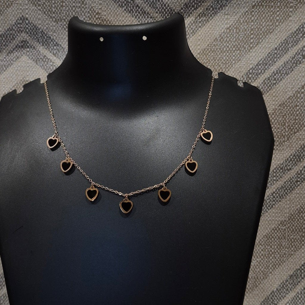 Bold hearts chain for her