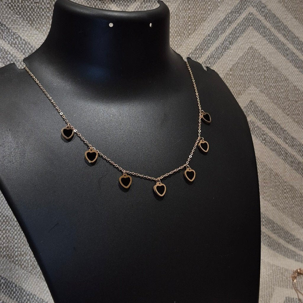 Bold hearts chain for her