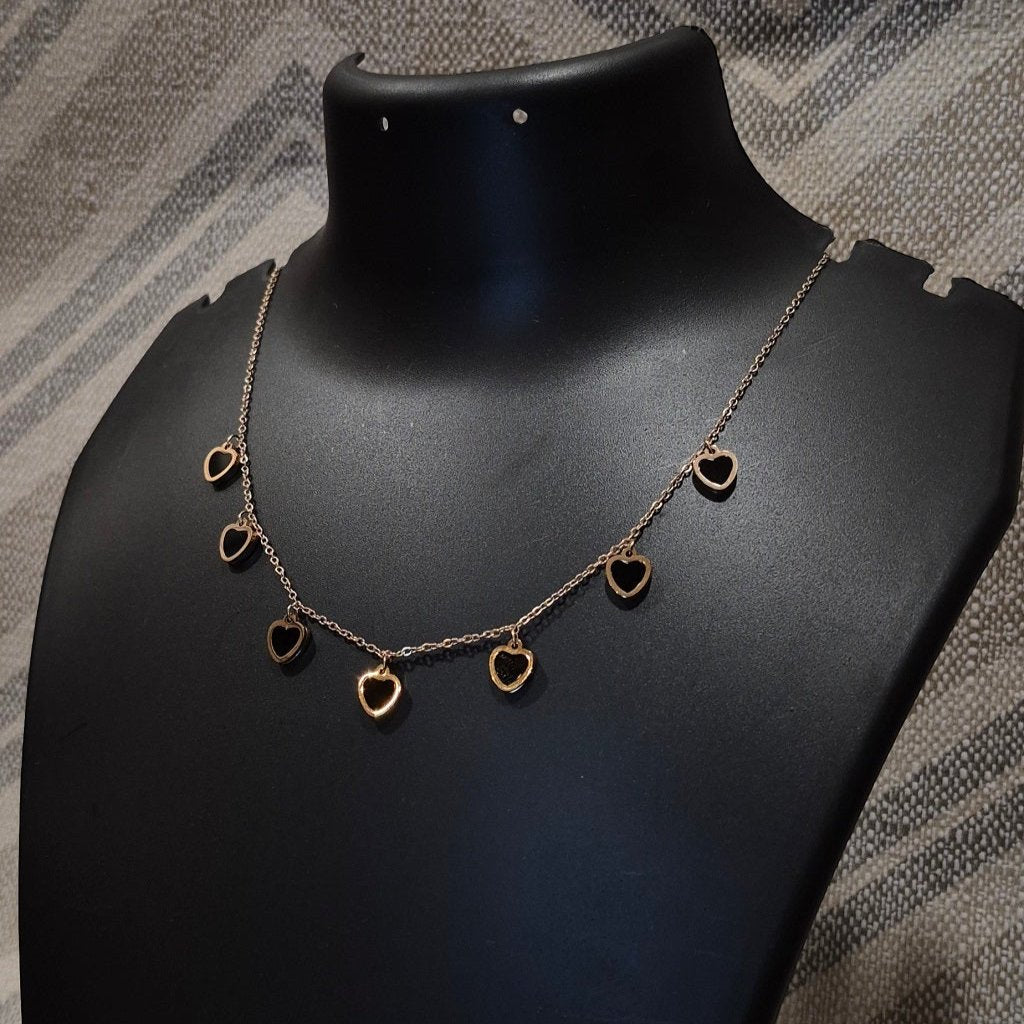 Bold hearts chain for her