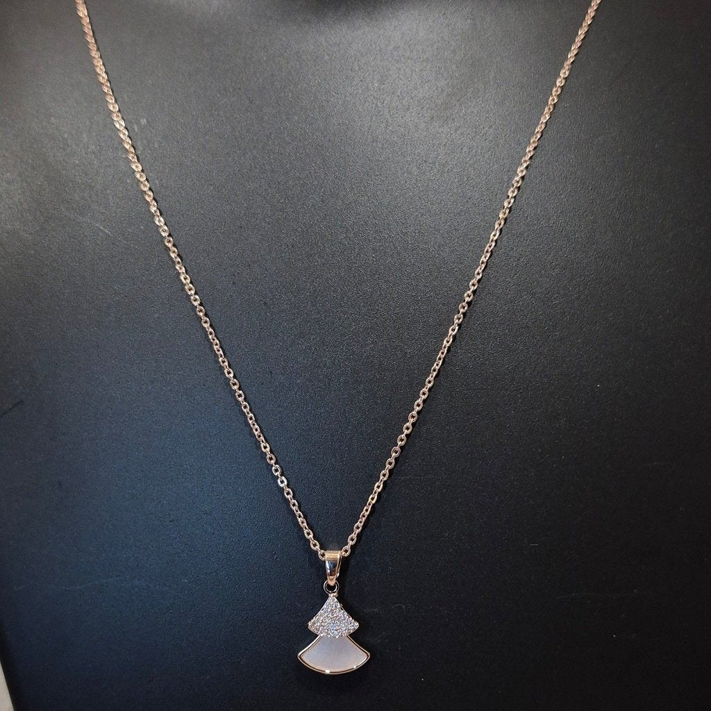 Neck chain with A.D pendant_Anti tarnish