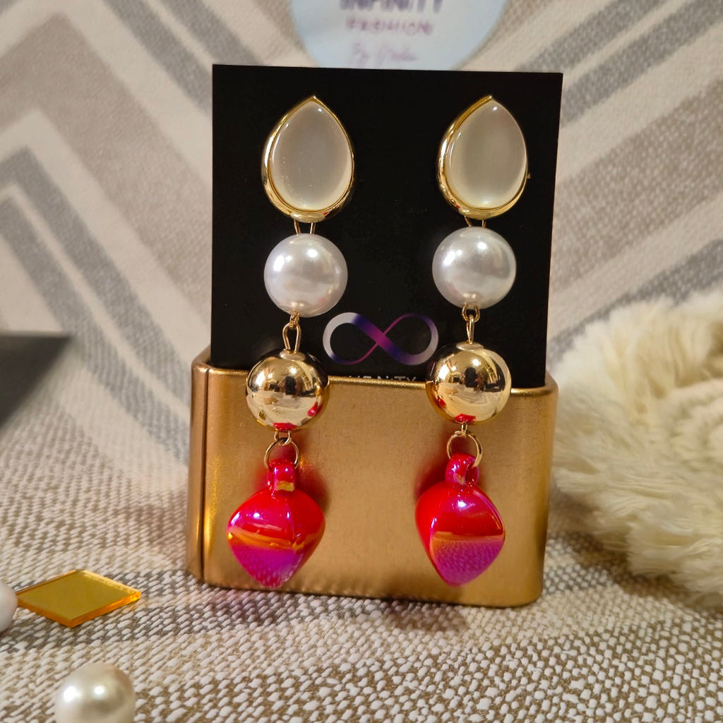 Red Bold Earlobes - Trending 2025