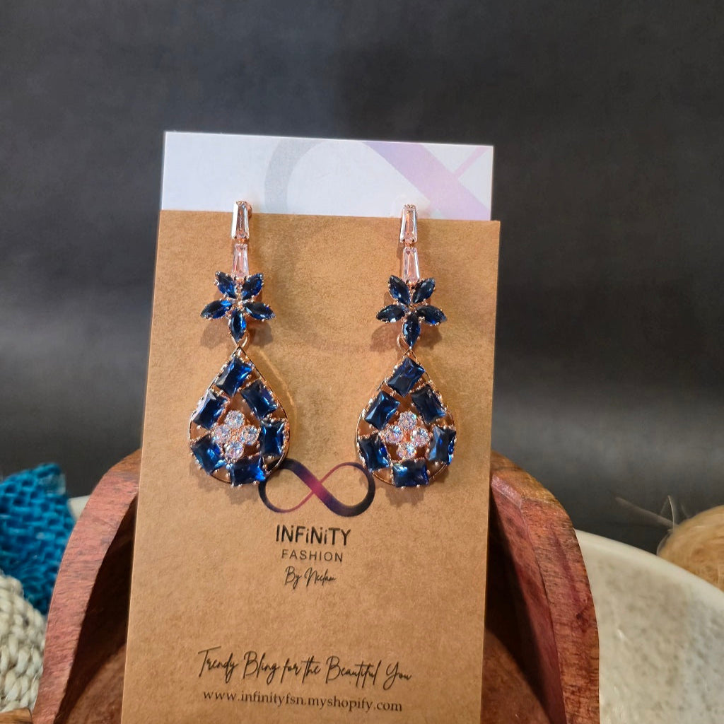 Starry Diamond Ear Hangings - AD