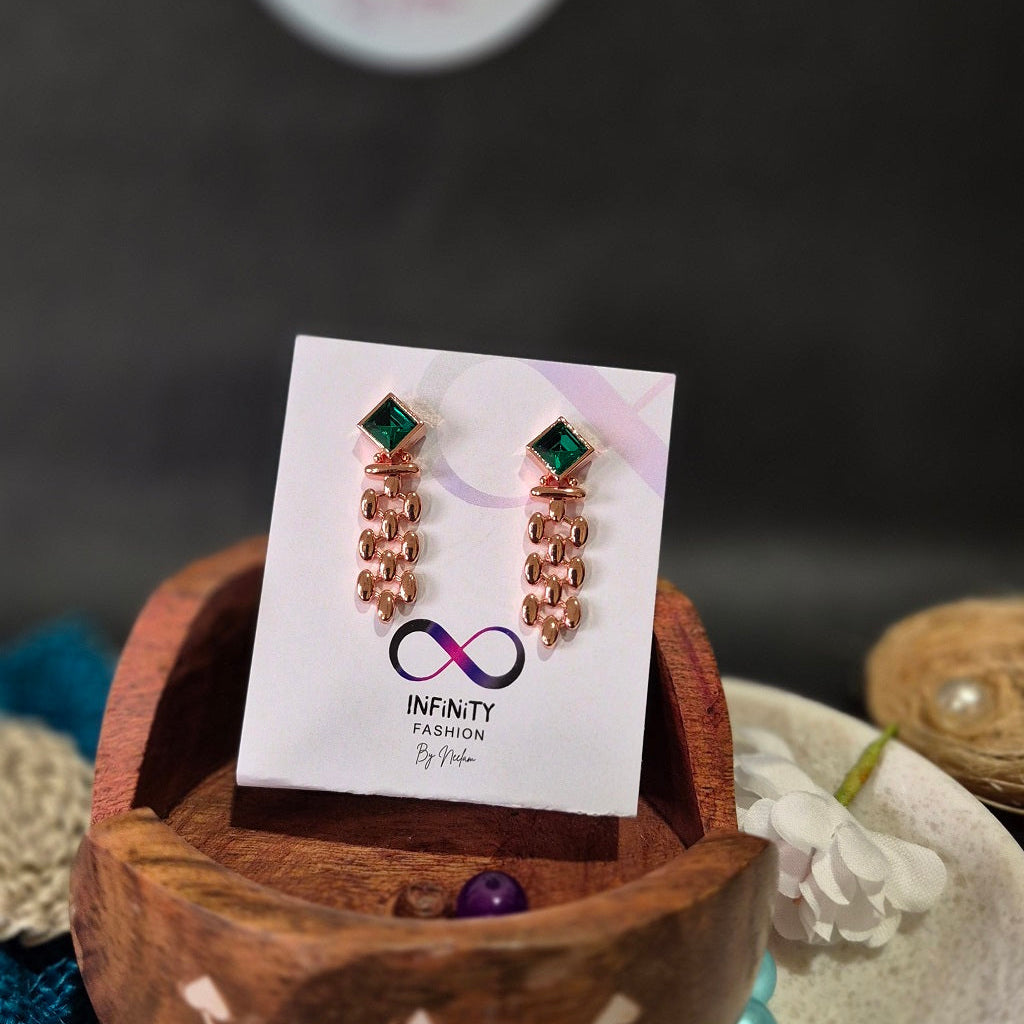Emerald Statement Ear drops