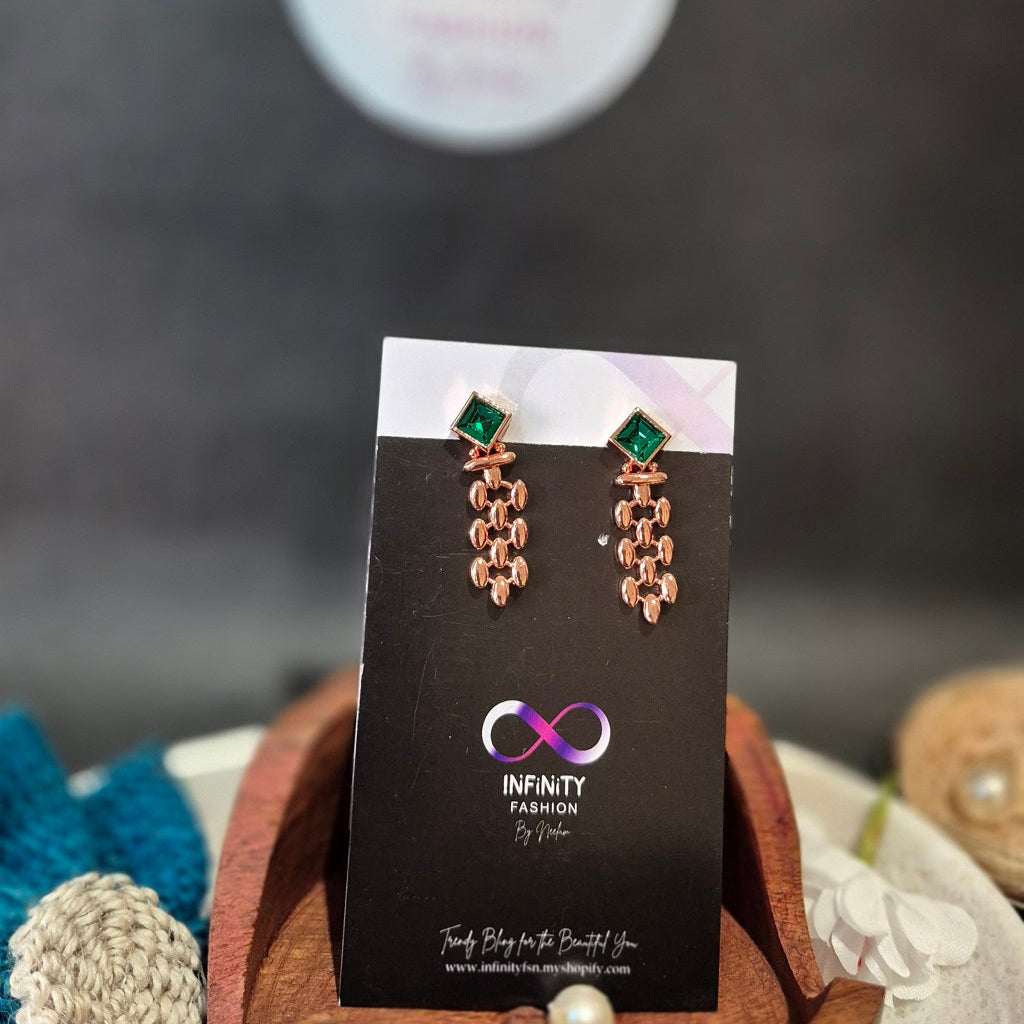 Emerald Statement Ear drops