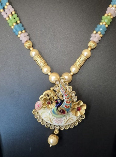 Heritage Inspired Design Premium Pearl Necklace with Jukmkas 2