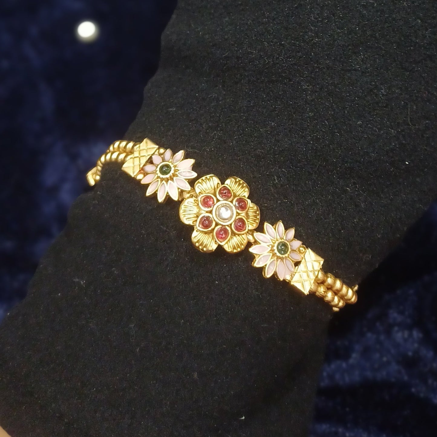 Lotus designer bracelet balled loose straps_ traditional