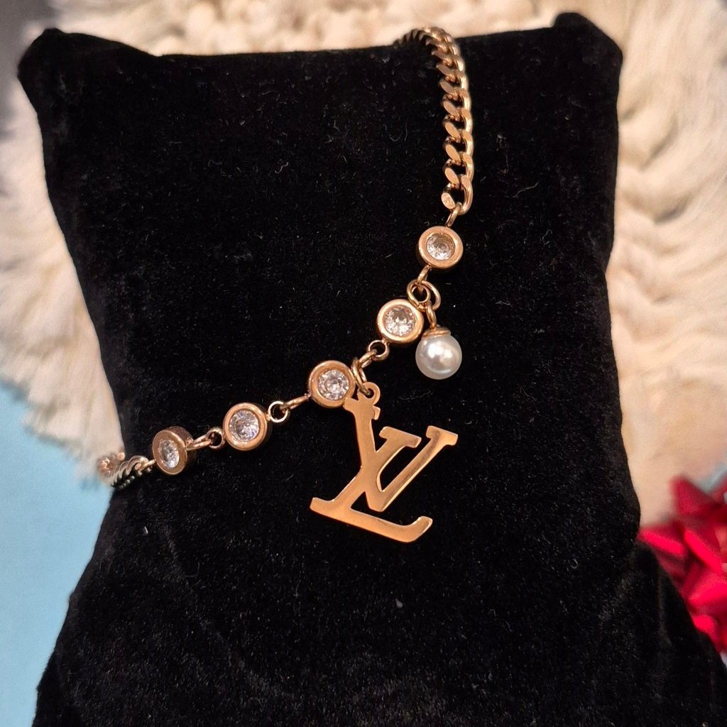 Louis Vuitton Diamond Bracelet - Premium Anti Tarnish SS material