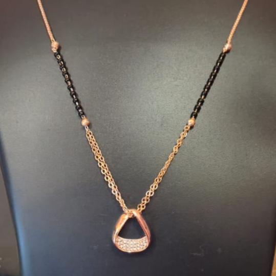 Mangalsutra with A.D pendant _ designer necklace