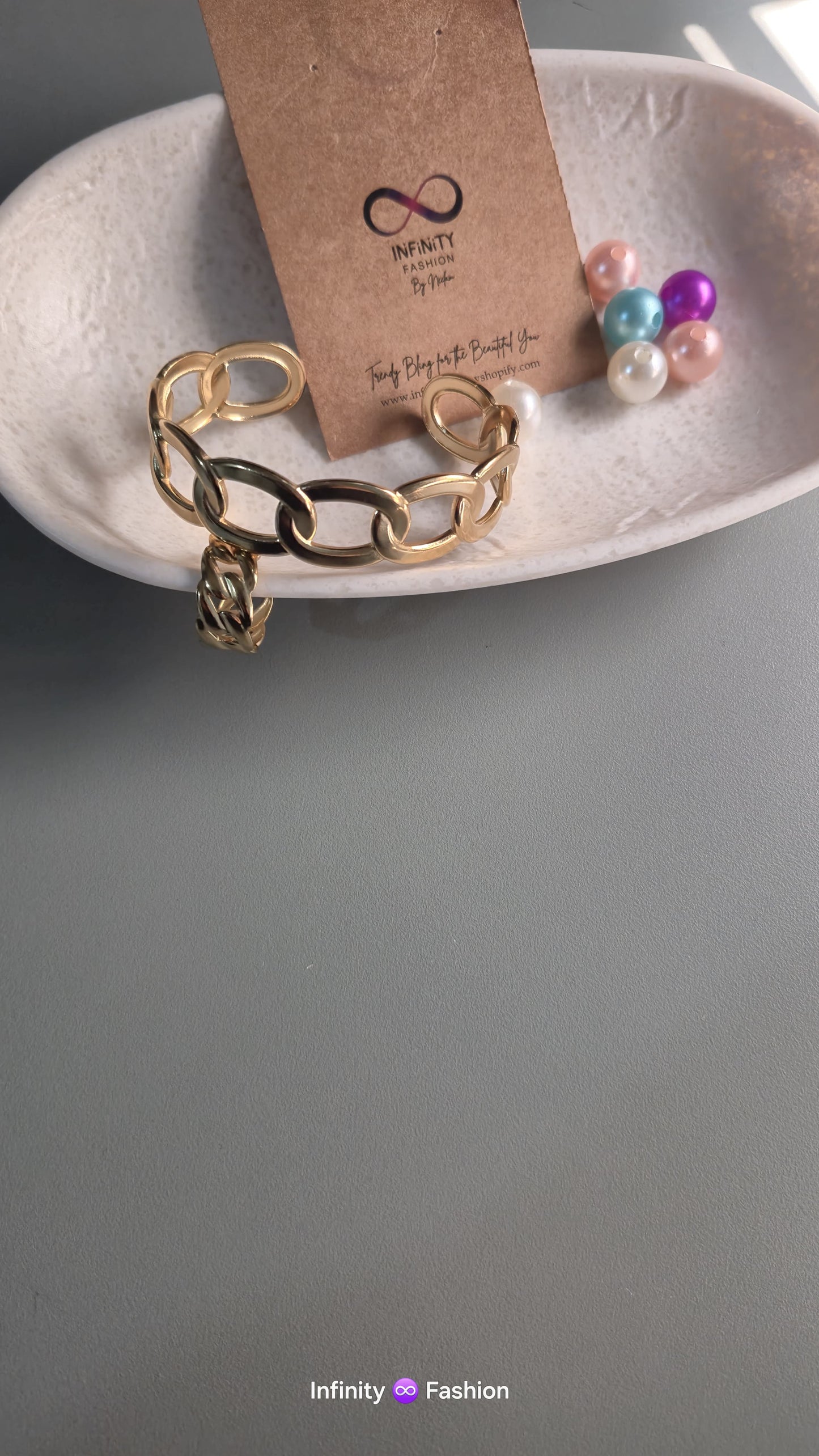 Braided golden kada with finder ring _ anti tarnish daily wear high quality wrist band