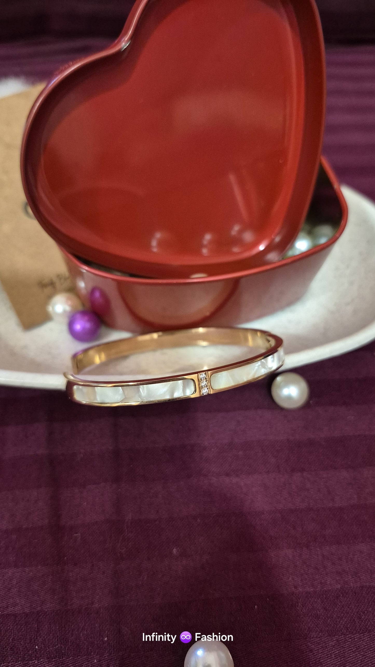 Creamy bliss golden kada_ Anti tarnish A.D daily wear high quality wrist band