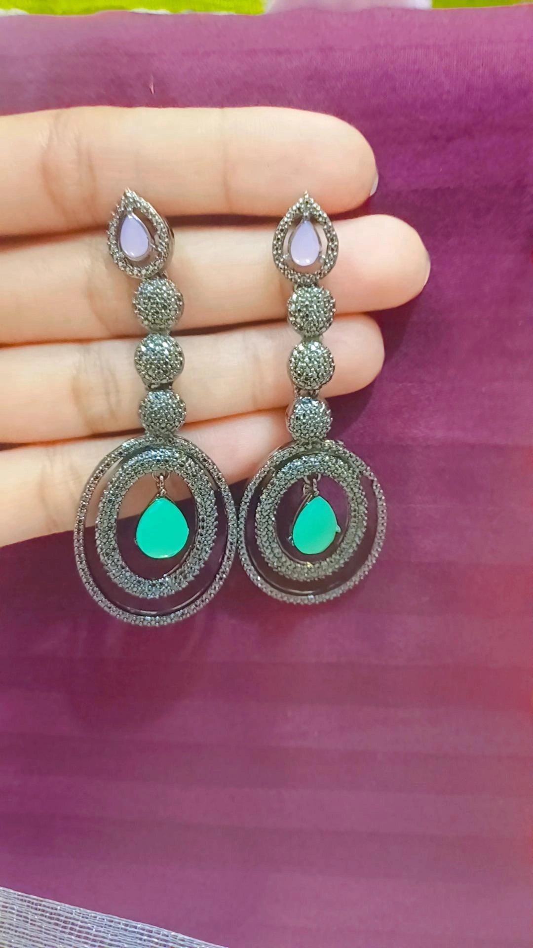 Diamond Diva pastel multi earlobes