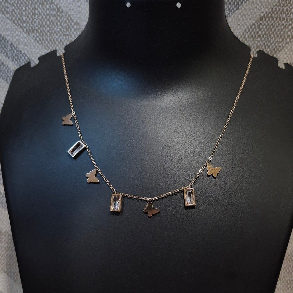 Butterflies for her beautiful necklace daily party wears