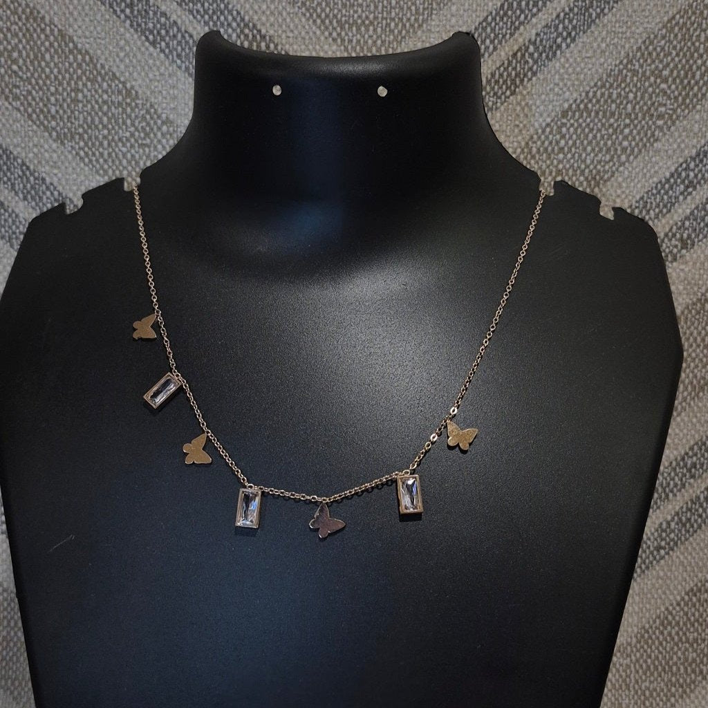 Butterflies for her beautiful necklace daily party wears
