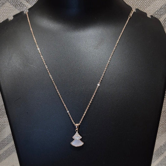 Neck chain with A.D pendant_Anti tarnish