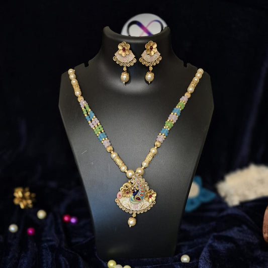Heritage Inspired Design Premium Pearl Necklace with Jukmkas 2