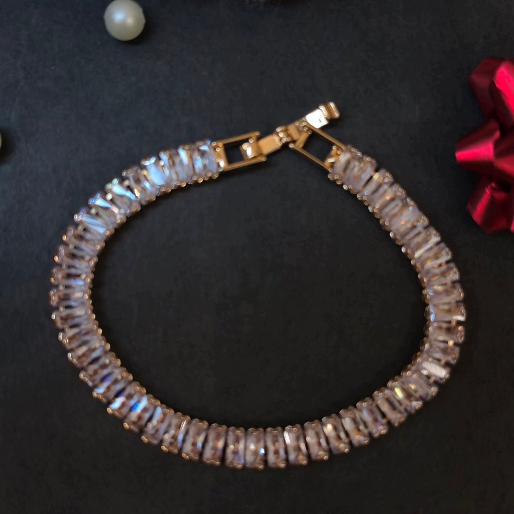 American Diamond Chain Unique Bracelet