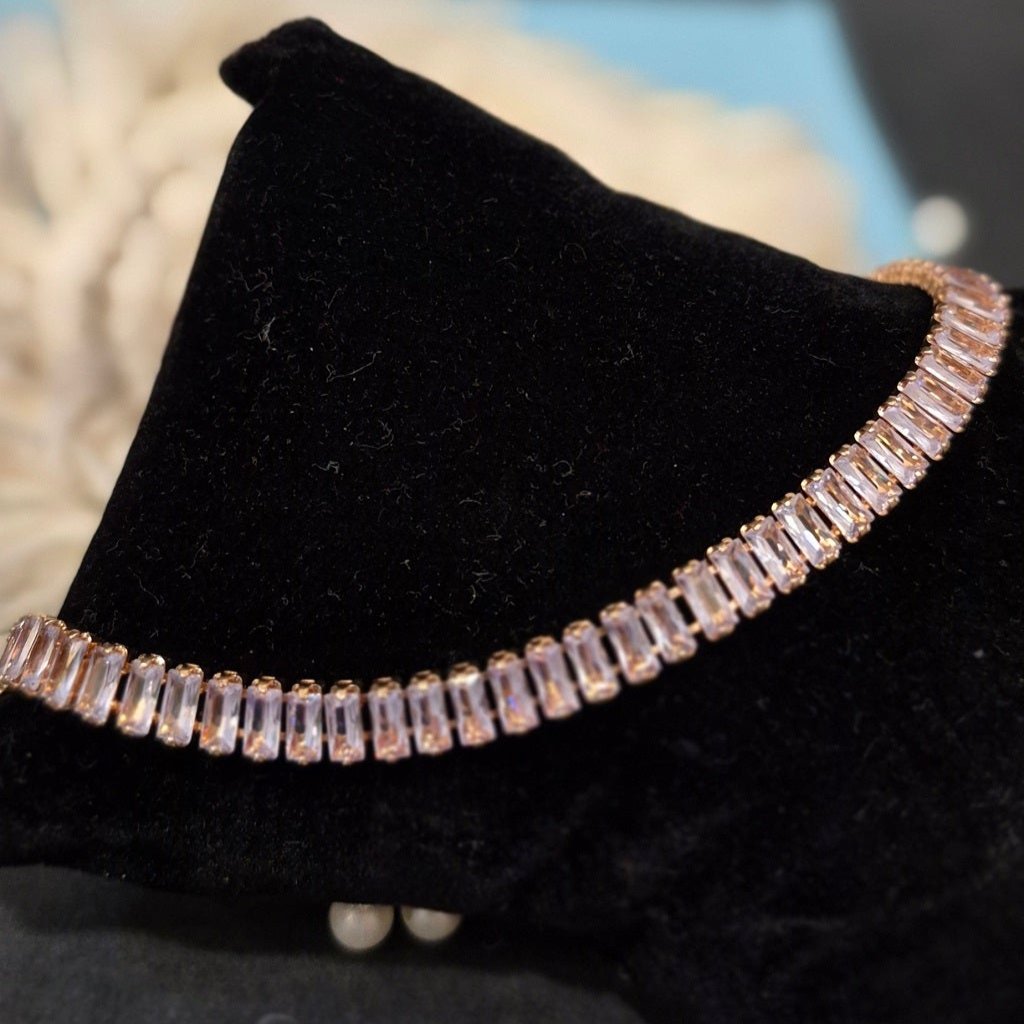 American Diamond Chain Unique Bracelet