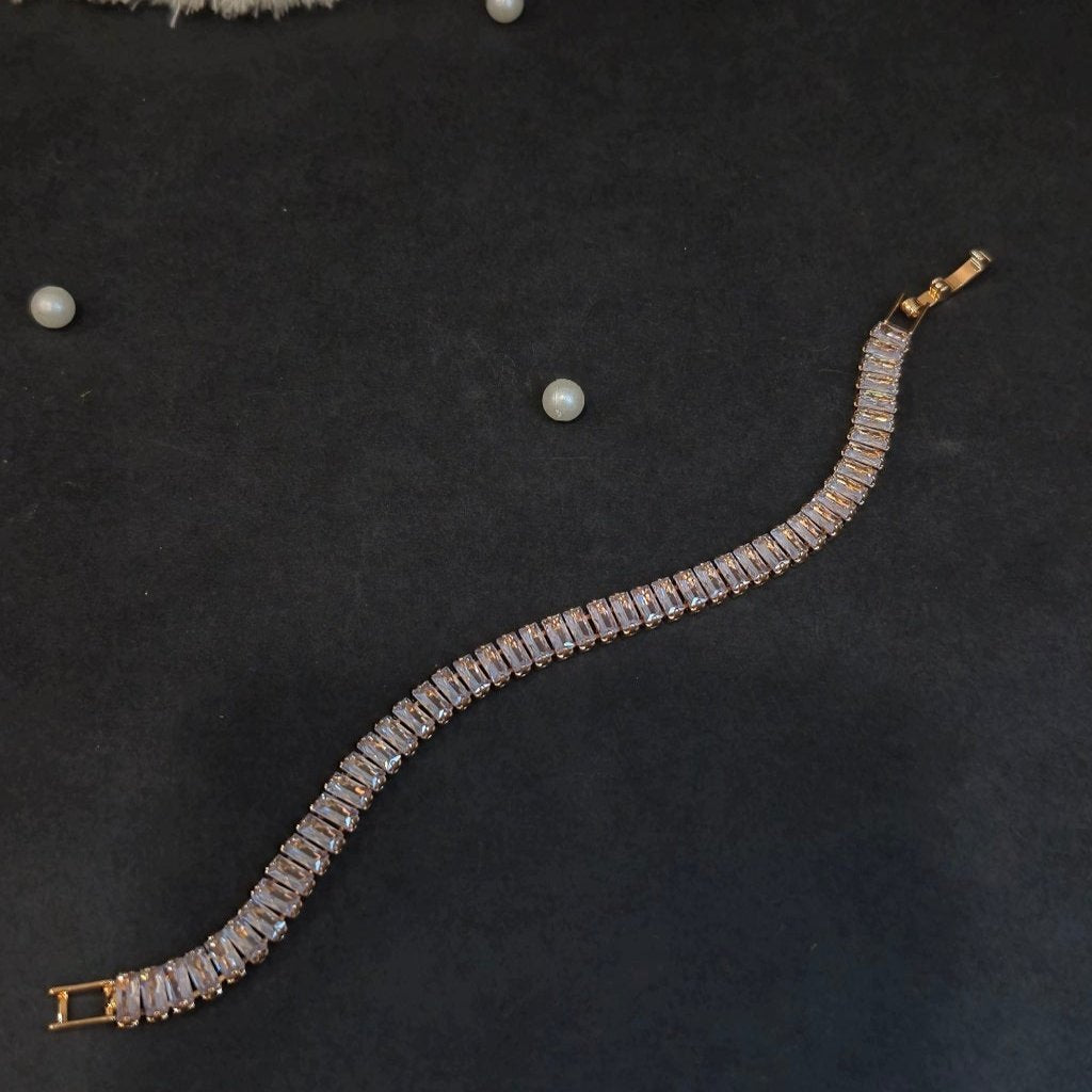 American Diamond Chain Unique Bracelet