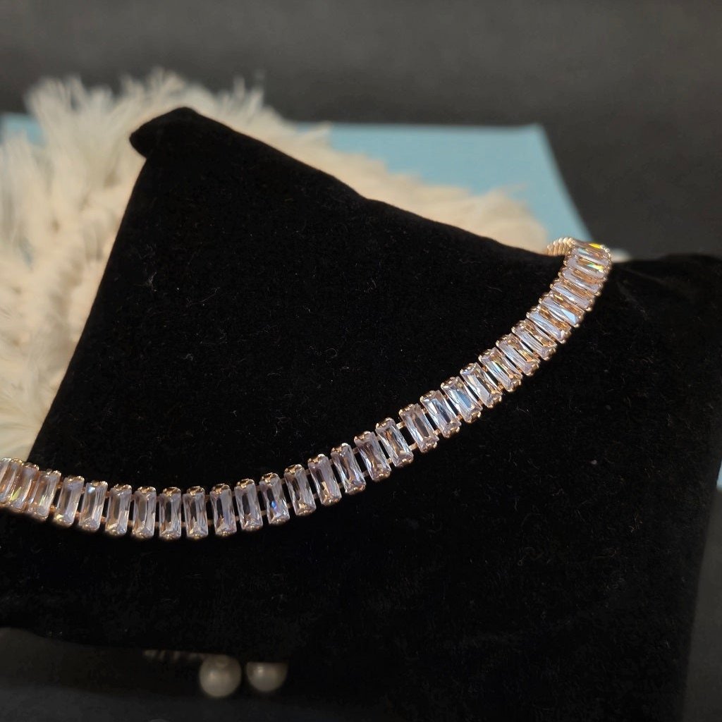 American Diamond Chain Unique Bracelet