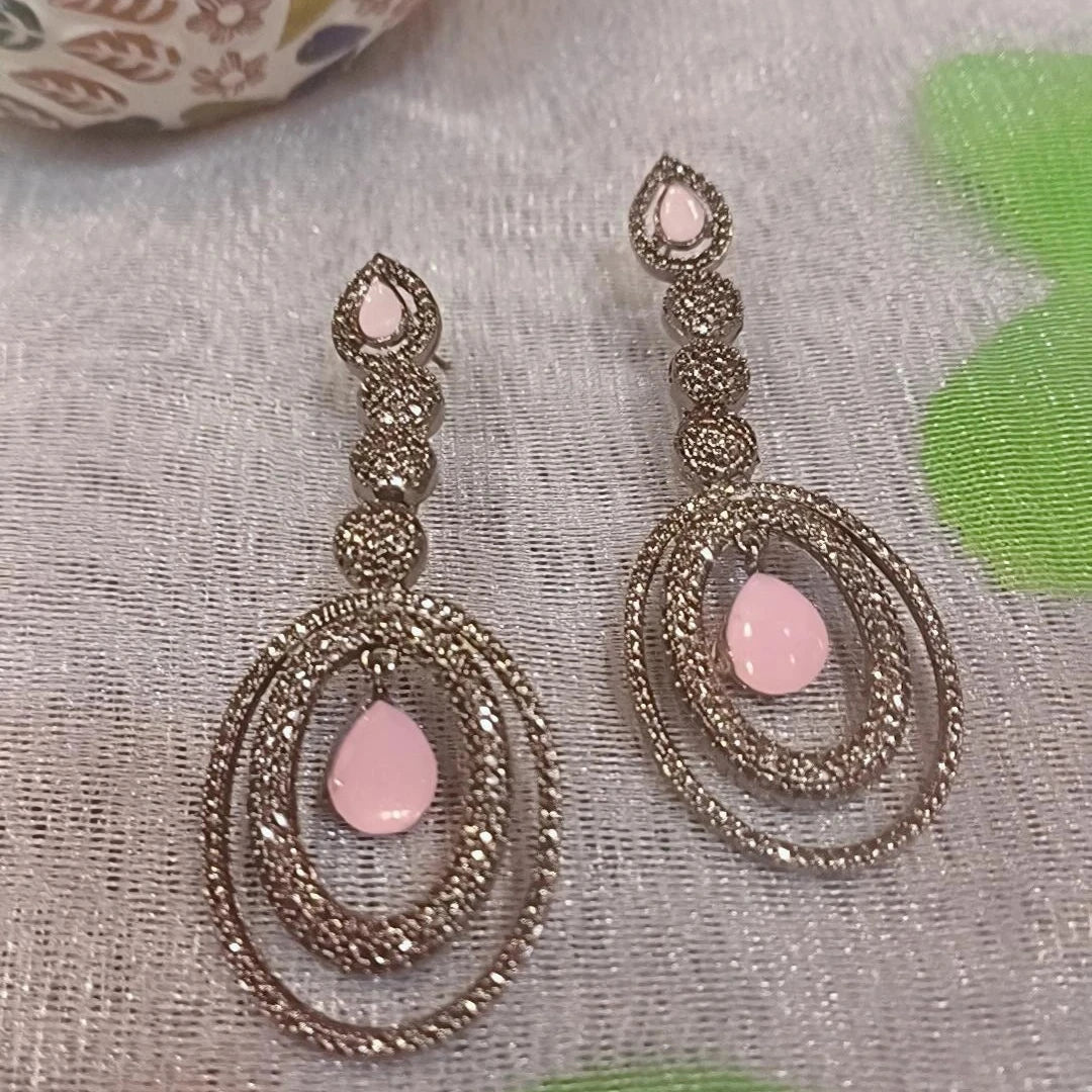 Diamond Diva blush pink earlobes